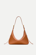 Navigli Shoulder Hobo Bag in Nappa Calfskin