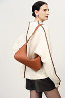 Navigli Shoulder Hobo Bag in Nappa Calfskin