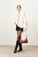 Navigli Shoulder Hobo Bag in Nappa Calfskin
