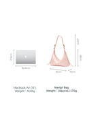 Navigli Schouder Hobo Tas in Nappa Kalfshuid
