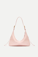 Navigli Schouder Hobo Tas in Nappa Kalfshuid
