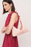 Navigli Schouder Hobo Tas in Nappa Kalfshuid