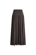 Nemesis Drapy Ruched Skirt in Tencel Blend