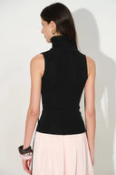 Nerissa Drawstring Shoulder Tank Top Knit