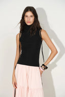 Nerissa Drawstring Shoulder Tank Top Knit