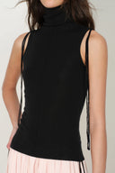 Nerissa Drawstring Shoulder Tank Top Knit