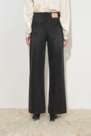 Nia Hand Studded Fringed Straight Leg Jeans