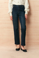 Vaqueros vintage Penny de corte pitillo ajustado en denim elástico
