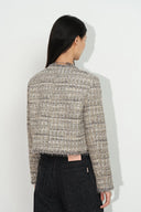Pensée Zweireihige Jacke aus Lurex-Tweed