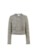Pensée Zweireihige Jacke aus Lurex-Tweed
