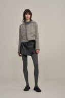 Pensée Zweireihige Jacke aus Lurex-Tweed