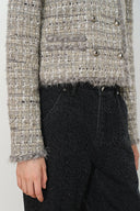 Pensée Zweireihige Jacke aus Lurex-Tweed
