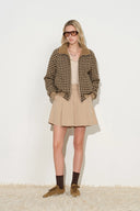 Rosemary Reversible Plaid Fleece Jacket