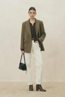 Rottana One-Hand Long Wool Blazer in Merino Wool