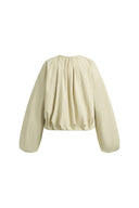Sana Parachute Bomber Jacket in Cotton Nylon Blend
