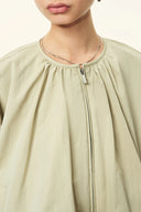 Sana Parachute Bomber Jacket in Cotton Nylon Blend