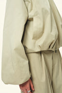 Sana Parachute Bomber Jacket in Cotton Nylon Blend