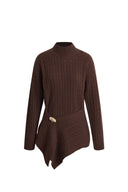Sephina Wickelpullover aus einer Woll-Kaschmir-Mischung