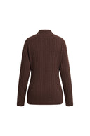 Sephina Wickelpullover aus einer Woll-Kaschmir-Mischung