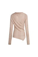 Severine Runched Sheer Top