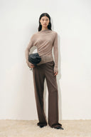 Severine Runched Sheer Top
