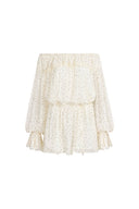 Severine Ruffle Polka Dot Blouse