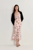 Shrug Semi Sheer Cardigan in Tencel-Silk Knit