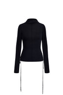 Sibyl Figurbetontes Rollkragenshirt aus Wollmischung