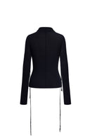 Sibyl Figurbetontes Rollkragenshirt aus Wollmischung