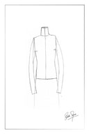 Sibyl Figurbetontes Rollkragenshirt aus Wollmischung