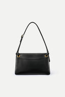 Soft Rialto Dubbele Klep Tas in Nappa-Finish Top-Grade Koeienhuid
