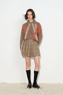 Sulwen Vintage Argyle Sweater in Wool Blend