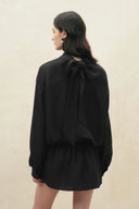 Sydeney Scarf Tie Layered Shirt Dress
