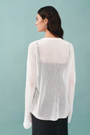 Blouse boutonnée Tracy en maille Tencel soie