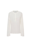 Blouse boutonnée Tracy en maille Tencel soie