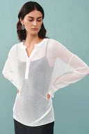Blouse boutonnée Tracy en maille Tencel soie