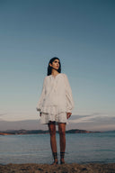 Vicky Puff Sleeve Top and Skirt in Fine Cotton Voile