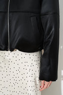 Weybourne Satin Finish Padded Cropped Jacket