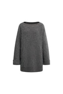 Oversize-Pullover „Yuna“ aus Baumwollmischung, vielseitig tragbar