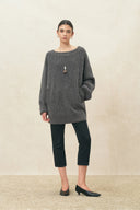 Oversize-Pullover „Yuna“ aus Baumwollmischung, vielseitig tragbar